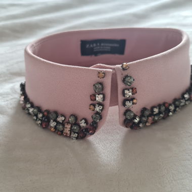 Collare gioiello Zara rosa