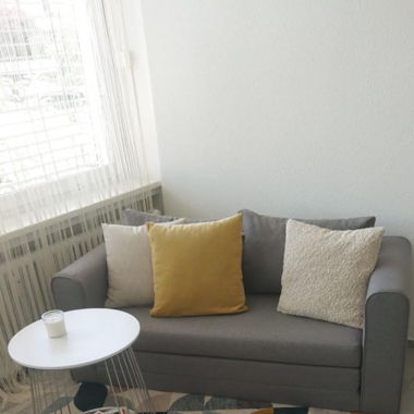 Runder Teppich Retro Bunt
