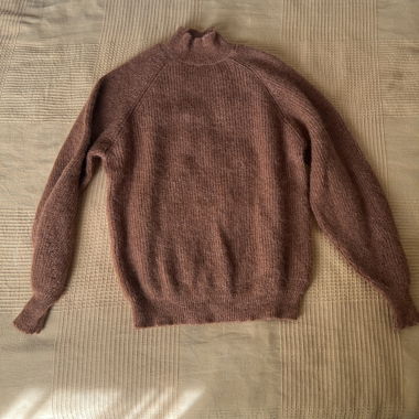 Maglione in Alpaca Marrone