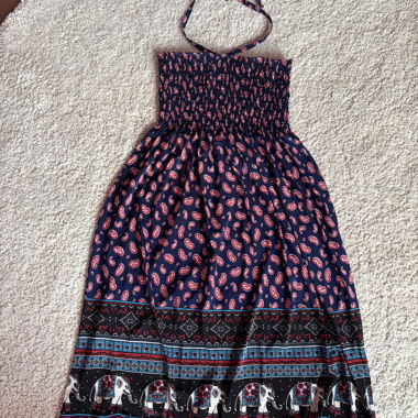 Robe d’été sans bretelles