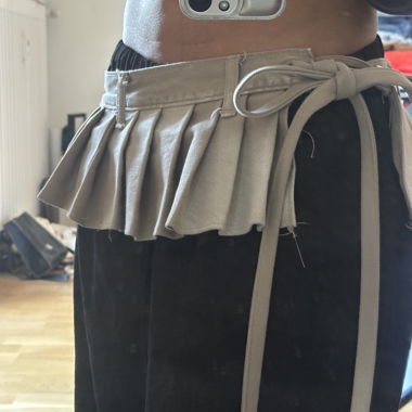 Upcycled Mini Skirt Belt