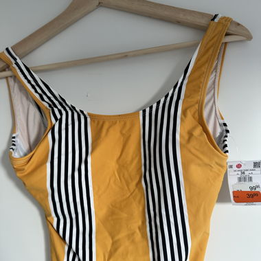 Costume intero a righe