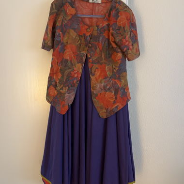 Vintage Skirt Set with Top