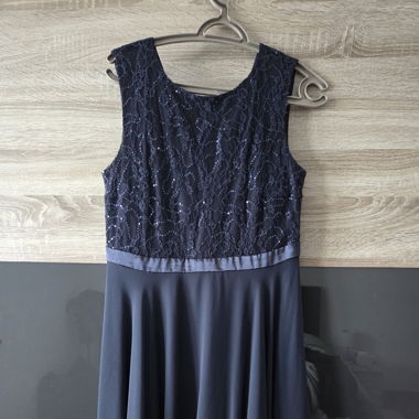 Robe de soirée, bleu marine