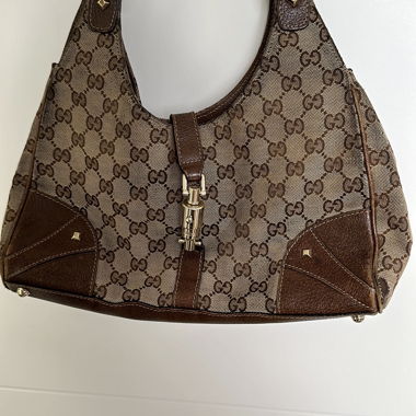 Gucci Jackie GG Canvas Tasche – Original