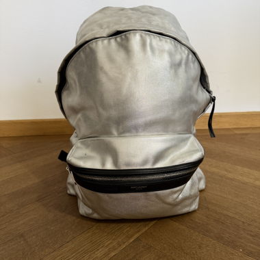 Saint Laurent silver backpack