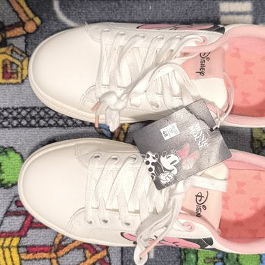 White Minnie Mouse Sneakers