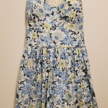 Midi floral summer dress