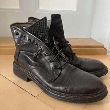 Leder Biker Boots