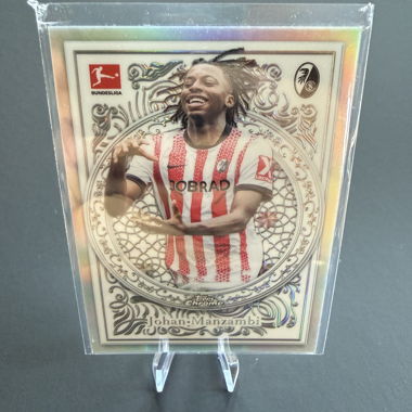 Carta Topps Chrome Bundesliga Johan Manzambi