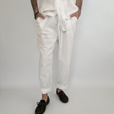 Sommerhose für Männer Gr. S Strandhose Cotton neu!