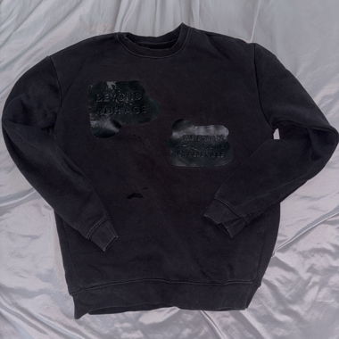 Schwarzer Sweatshirt Pullover