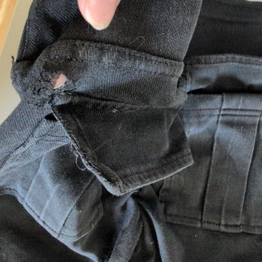 Pantaloni cargo neri