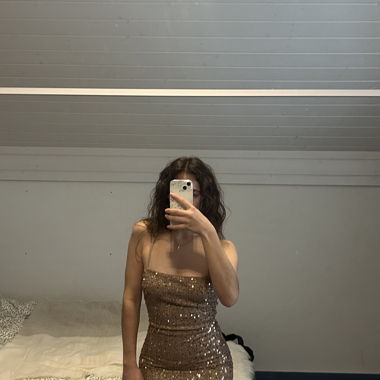 Pailleten Abendkleid