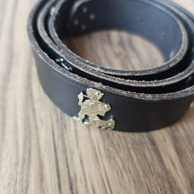 Ceinture en cuir folklorique 