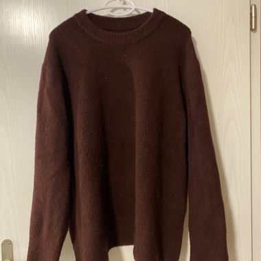 Maglione in maglia bordeaux