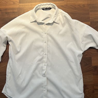 White Zara shirt