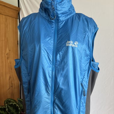Jack Wolfskin Gilet in blau gefüttert