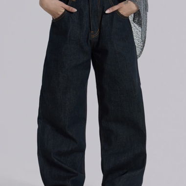 Jeans dark blue baggy