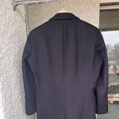 Cashmere Navy Boss Coat
