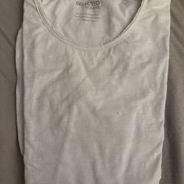 T-shirt bianca Selected Homme