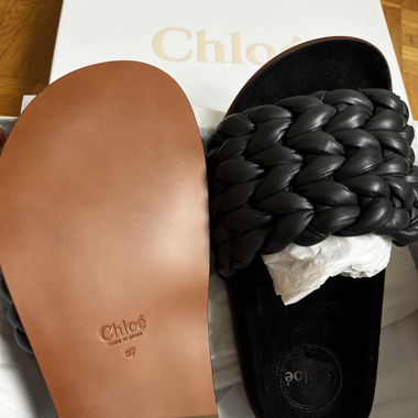 Chloé - Mules plates Kacey en cuir