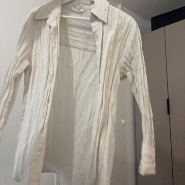 Beige-weisses Hemd