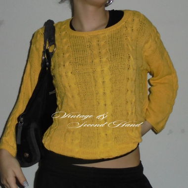 Pull jaune