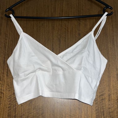 Haut court blanc