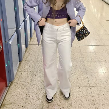 Weiße Jeans - Zara