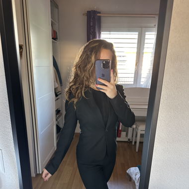 Costume élégant femme noir H&M T36