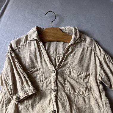 kurze Zara Bluse