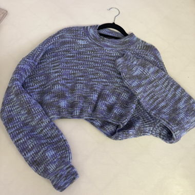 cropped pullover