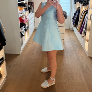 Robe bleu clair Red Valentino