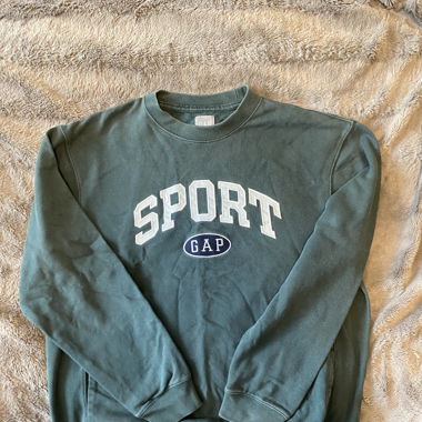 Sweat dark green Gap sport vintage