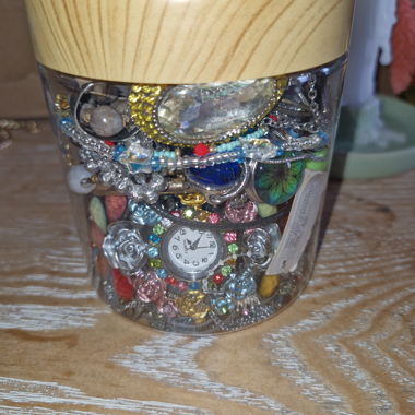Mystery jewelry jar - colorful fairy