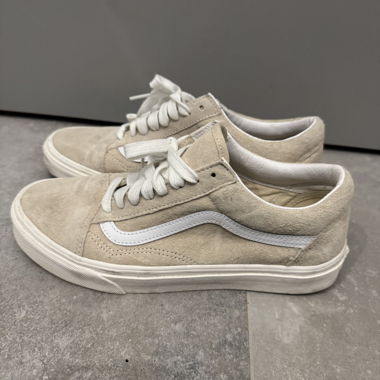 Vans Old Skool beige en daim