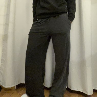 Black joggers Stradivarius