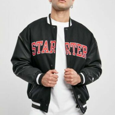 Giacca varsity nera STARTER uomo