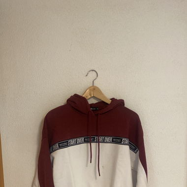 2-farbig Hoodie