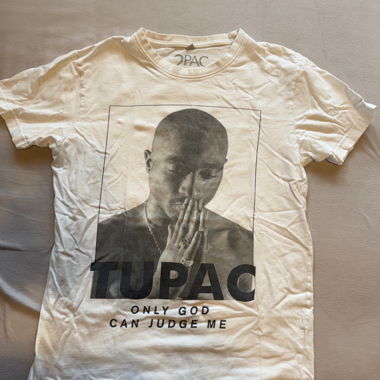 2PAC T-Shirt weiss