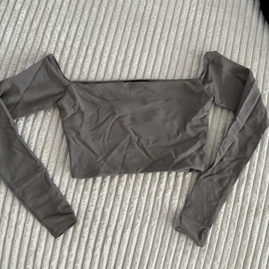 Langarmshirt gecropped
