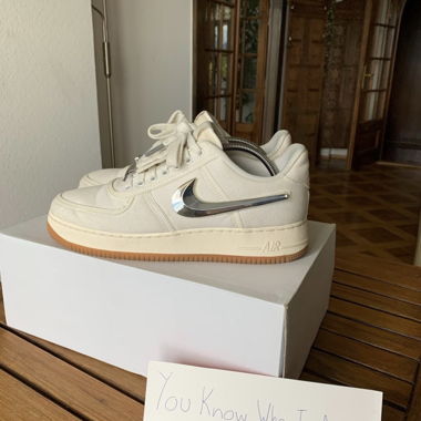 Nike Air Force 1 Travis Scott SAIL