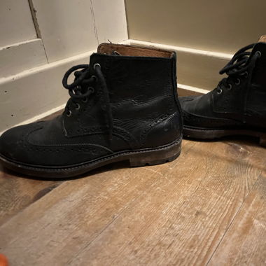Schwarze Boots