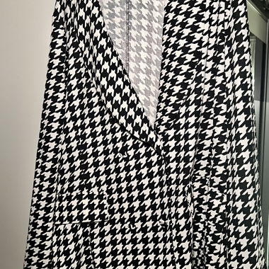 Set da 2 pezzi SHEIN – Blazer e minigonna a pied de poule