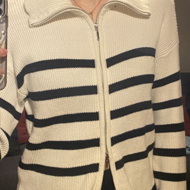Hollister Strickjacke mit Reissverschluss