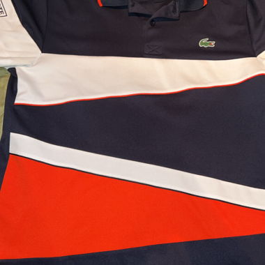 Multicolored Lacoste Polo