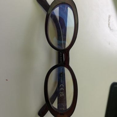 Occhiali UV in Marrone Scuro