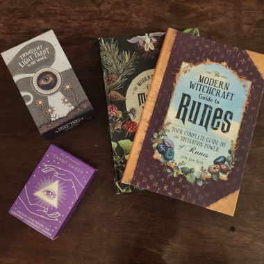 Tarot Decks and Books on Witchcraft
