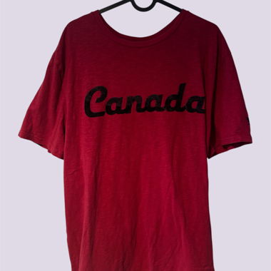 T-shirt Canada rossa
